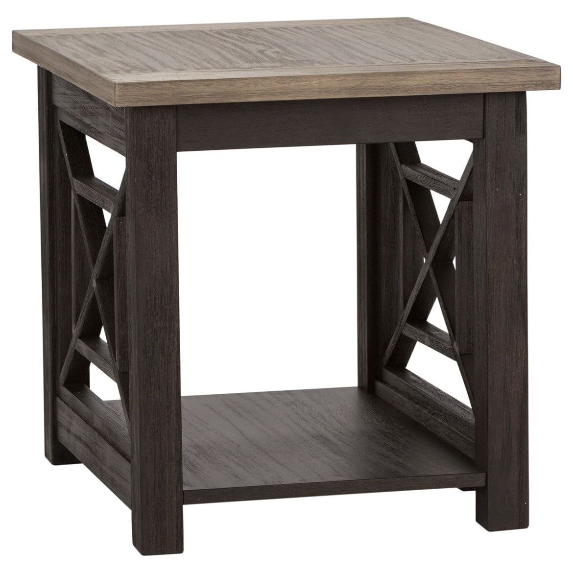 Liberty Furniture Heatherbrook 422OT1020 Transitional End Table with